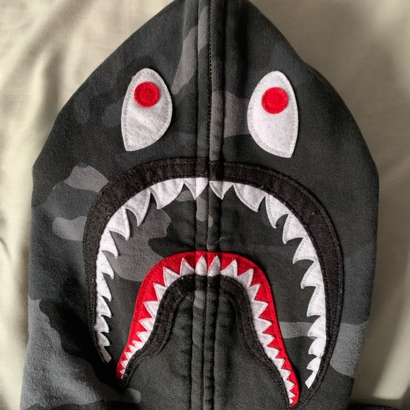 (Negociable) Bape Shark PONR Full Zip Hoodie - Picture 2 of 9